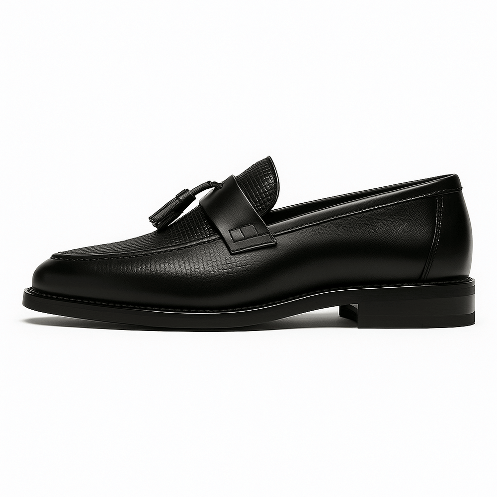 Men’s Woven Tassel Loafers – Classic Slip-On Elegance-Loafers-Camden and Row-Camden and Row